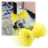 UANOFCN Ultimate 4" X 7" Overall Width Boat Trailer Roller Bow Stop Polyurethane 1/2" Mounting Hole view 2