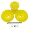 UANOFCN Ultimate 4" X 7" Overall Width Boat Trailer Roller Bow Stop Polyurethane 1/2" Mounting Hole view 4