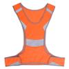 TopTie Reflective Night Running Vest, Ultra-thin Lightweight Safety Vest High Visibility for Kids Young Men Women Pets-Neon Orange-L view 1