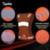 TopTie Reflective Night Running Vest, Ultra-thin Lightweight Safety Vest High Visibility for Kids Young Men Women Pets-Neon Orange-L view 3