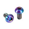 Brake Bolt, VBESTLIFE 12pcs T25 Titanium Alloy Bike Torx Head Bolts Screws Fastener for Bike Bicycle(M5x10-Colorful) view 4
