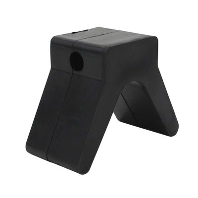 UANOFCN 2" V-Style Marine Bow Stop for Boat Trailers Non Marking Polyurethane 1/2" Mounting Hole Diameter