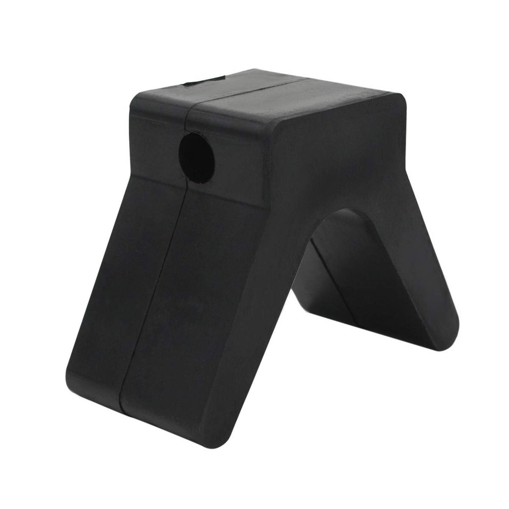 UANOFCN 2" V-Style Marine Bow Stop for Boat Trailers Non Marking Polyurethane 1/2" Mounting Hole Diameter
