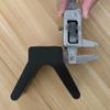 UANOFCN 2" V-Style Marine Bow Stop for Boat Trailers Non Marking Polyurethane 1/2" Mounting Hole Diameter view 2