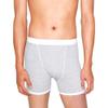 American Apparel Men's Baby Rib Boxer Brief, Heather Grey, Small view 1