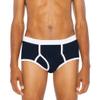 American Apparel Men's Baby Rib Brief, Black, X-Large view 1