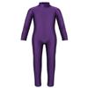 easyforever Kids Girls Long Sleeve Dance Outfit Full Length Unitard Leotard Bodysuit Gymnastic Jumpsuit Catsuit Purple 3-4 Years view 1