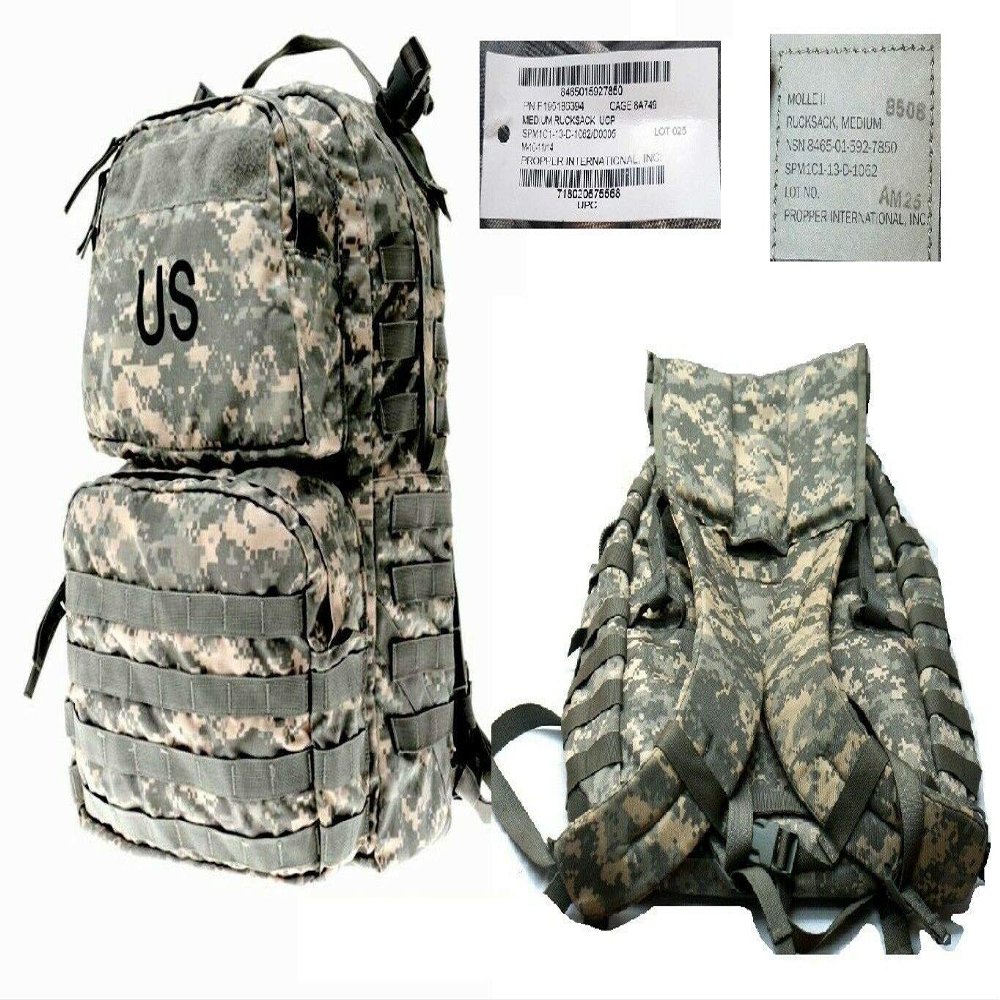 MULTICAM OCP BAE PROPPER MOLLE II 3DAY MEDIUM RUCKSACK FIELD BACKPACK US MILITARY NO FRAME-8A749 NSN #8465-50-1592-7850