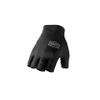 100% SLING Short Finger Mountain Biking Gloves - Lightweight Fingerless MTB Off Road Cycling Gloves (MD - BLACK)