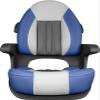 Tempress ProBax Captains Helm Boat Seat (Blue/Gray/Carbon) view 2