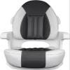 Tempress ProBax Captains Helm Boat Seat (White/Black/Carbon) view 2