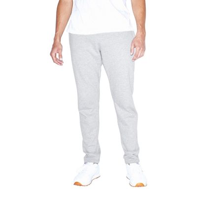 American Apparel Men California Fleece Slim Fit Jogger, Heather Grey, X-Large