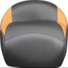Tempress Limited Edition Casting Boat Seat (Charcoal/Orange/Carbon) view 2