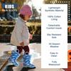 NORTY PVC Rain Boots for Kids - Waterproof PVC Boots Boys and Girls Solid & Printed Rainboots for Toddlers and Kids - Blue Whales view 2