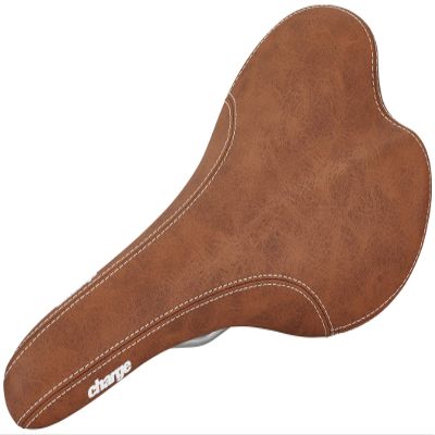 Charge Bikes Spoon Saddle Dark Brown CRMO Rails