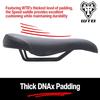 WTB Speed Bike Seat (Saddle) Comfortable Thick Padding - Shock-Absorbing Base - Mountain, Urban & E-Bikes (Steel Rail) view 3
