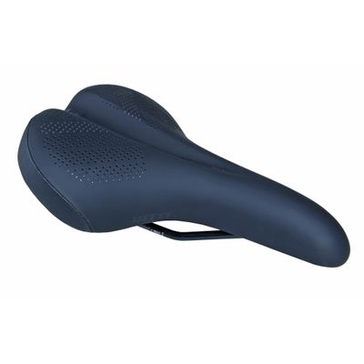 WTB Comfort Bike Seat (Saddle) - Extra Wide - Plush Thick Padding - Contoured Shape (Steel Rail)