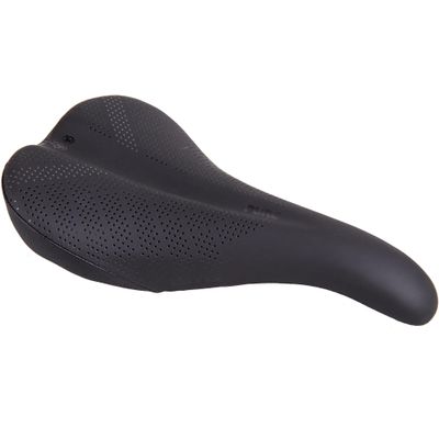 WTB Pure Mountain Bike Seat (Saddle) - Thick All-Day Comfort Padding (Steel Rail)
