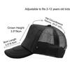 Design You Own Kids Hats, Boys Girls Outdoor Funny Baseball Hats Breathable Mesh Snapback Sunhat view 3