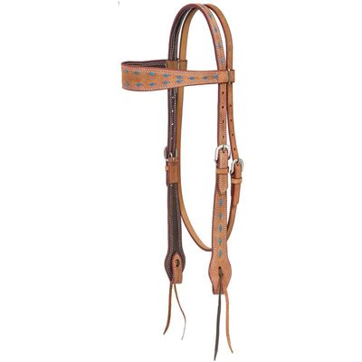 Tough 1 Royal King Medina Buckstitch Browband Headstall