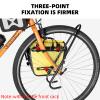 ROCKBROS Front Roller Panniers Bag Front Rack Bike Bag Sturdy Shelf Package with Carrying Handle & Free Shoulder Strap for Touring Picnic Commuting 1 Pair view 4
