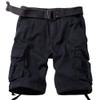 AKARMY Men's Cotton Casual Multi Pocket Outdoor Camouflage Shorts Twill Camo Cargo Shorts(No Belt) 8066 Black 42 view 1