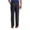 Haggar Men's Cool Right Performance Flex Classic Fit Pleat Front Pant-Reg. and Big & Tall Sizes, Dark Grey, 32W x 30L view 3