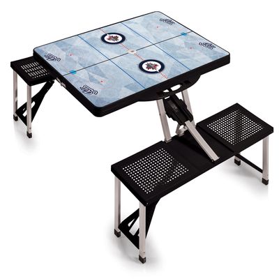 NHL Philadelphia Flyers Portable Folding Picnic Table with Seating for 4