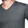 American Apparel Men's Fine Jersey Classic Short Sleeve V-Neck T-Shirt, Asphalt, Small view 4