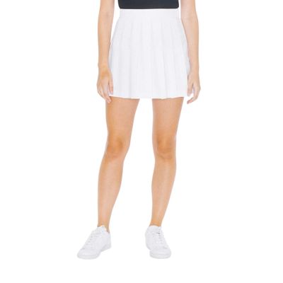 American Apparel Women's Gabardine Tennis Skirt White