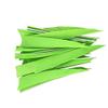 AMEYXGS 50pcs Archery Turkey Feathers 4 Inch Right Wing Arrow Feather DIY Archery Solid Color Feather Outdoor Hunting Archery Accessories (Light Green) view 4
