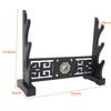 Eforlife Sword Stand Weapon Display Stand Katana Genji Japanese Samurai Sword Blade Gladius Templar Medieval Sword Stand Holder Tai Chi Bagua Style (3-Tier) view 3