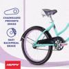 Huffy Fairmont 20" Cruiser Bike, Metallic Teal Frame, Comfort Padded Saddle, Ergonomic Design, Anti-Spray Fenders, Quick Connect Build view 3