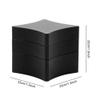 Billiard Chalk Holder Aluminium Billiard Pool Cue Tip Chalk Holder Magnetically Closed Chalk Case(Black) view 3
