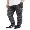 AIRNINE Men's Premium Twill Drop Crotch Jogger Pants S-5XL (Black Camo, X-Large) view 1