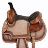 Premium Tooled 15 16 17 Roping Ranch Trail Rough Out Leather Western Saddle TACK (16) view 3