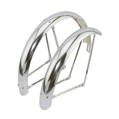 Alta Bicycle 20" Classic Adjustable Fender Set in Chrome