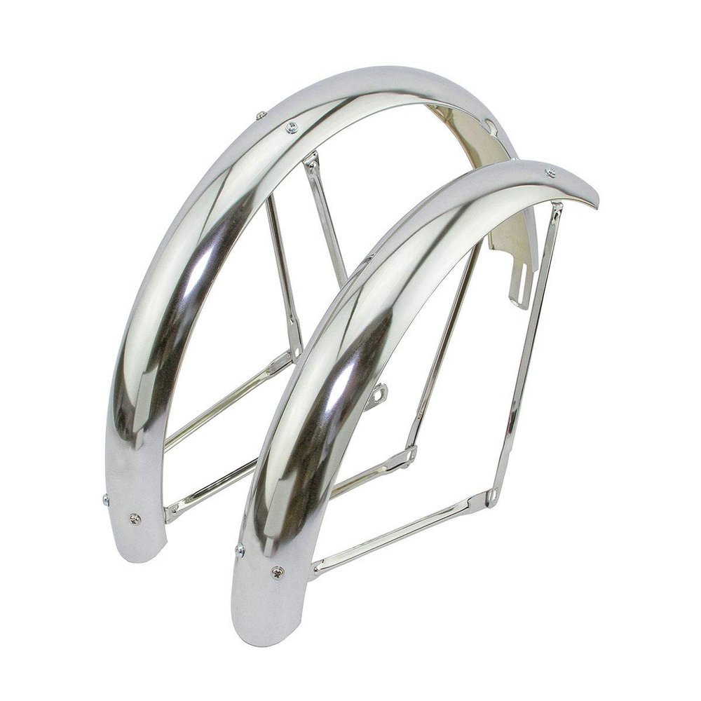 Alta Bicycle 20" Classic Adjustable Fender Set in Chrome