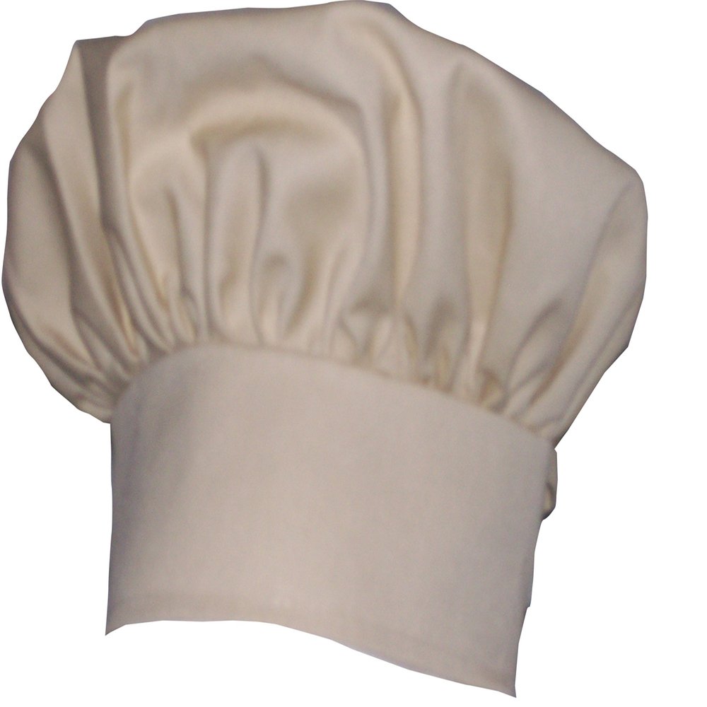CHEFSKIN Chef Hat Adult Fully Adjustable White Twill Fabric 20 Colors (Khaki)