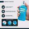 FITLY Soft Flask - 8.5 oz (250 ml) - Shrink As You Drink Pocket Soft Water Bottle for Hydration Pack/Running Vest- Folding Water Bottle for Running, Hiking, Cycling - Ski Water Bottles (FLASK250) view 4