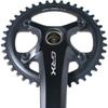 Shimano GRX FC-RX810-1 Crankset - 172.5mm, 11-Speed, 40t, 110 BCD, Hollowtech II Spindle Interface, Black view 2