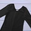 renvena Kids Girls One Piece Ballet Dance Gymnastic Sports Long Sleeves Leotard Full Bodysuit Jumpsuit Black 5-6 view 4