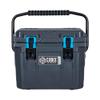 Cubix Outdoors, QuadraX 10QT Rotomolded Personal Small Cooler, Insulated Portable Hard Cooler Ice Chest, Holds Ice for 72 Hours for Outdoor Activities, 2 Built-in Cup Holders, Granite Grey view 1