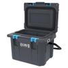 Cubix Outdoors, QuadraX 10QT Rotomolded Personal Small Cooler, Insulated Portable Hard Cooler Ice Chest, Holds Ice for 72 Hours for Outdoor Activities, 2 Built-in Cup Holders, Granite Grey view 4