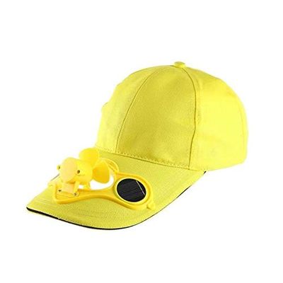 Baseball Women Summer Solar Sun Power Cool Fan Cap