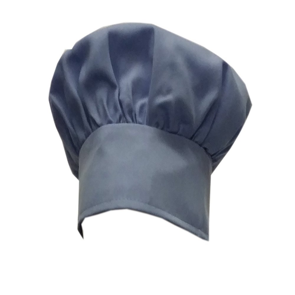 CHEFSKIN Chef Hat Adult Fully Adjustable White Twill Fabric 20 Colors (Dark Grey)