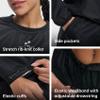 HOTSUIT Sauna Suit Women Durable Gym Workout Sauna Jacket Pants Sweat Suits, Black, 4XL view 4