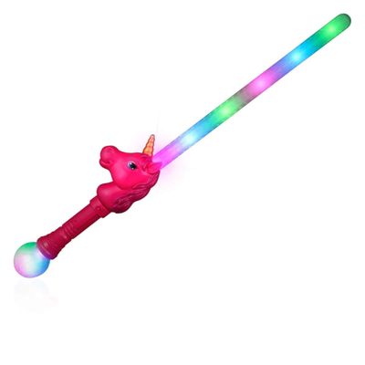 blinkee Light Up Multicolored Unicorn Sword with Prism Ball