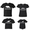 Fasciino Dinosaurs Family Matching T-Shirts (Daddy, Mama, Kiddo, Baby) view 1