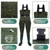 FLY FISHING HERO Chest Waders for Men and Women With Boots - Hunting and Fishing Boots - Free Hangers Included (Green 9 Men /11 Women) view 2